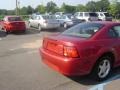 2002 Laser Red Metallic Ford Mustang V6 Coupe  photo #5