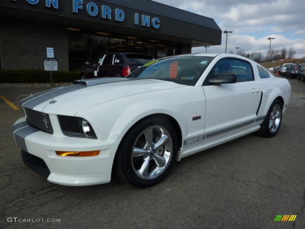 2007 Mustang GT/CS California Special Coupe - Performance White / Dark Charcoal photo #8