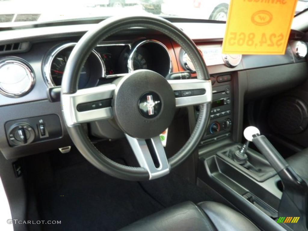 2007 Mustang GT/CS California Special Coupe - Performance White / Dark Charcoal photo #11