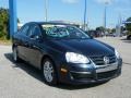 2009 Blue Graphite Metallic Volkswagen Jetta TDI Sedan  photo #7