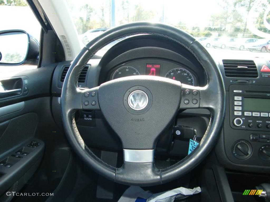 2009 Jetta TDI Sedan - Blue Graphite Metallic / Art Grey photo #19