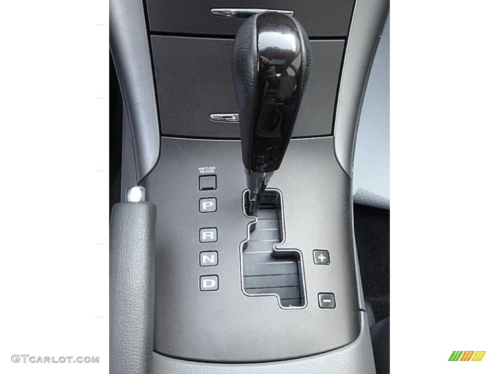 2009 Sonata GLS V6 - Ebony Black / Gray photo #19