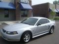 2004 Silver Metallic Ford Mustang V6 Coupe  photo #2