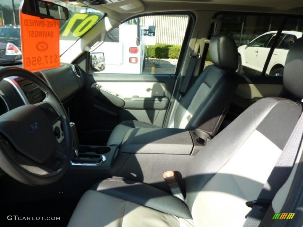 Black/Stone Interior 2007 Ford Explorer XLT Ironman Edition 4x4 Photo #40246202