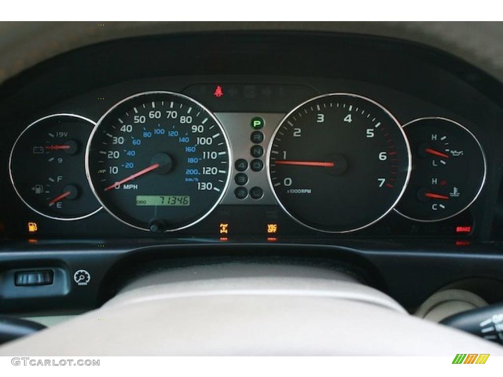 2005 Toyota Land Cruiser Standard Land Cruiser Model Gauges Photo #40246246
