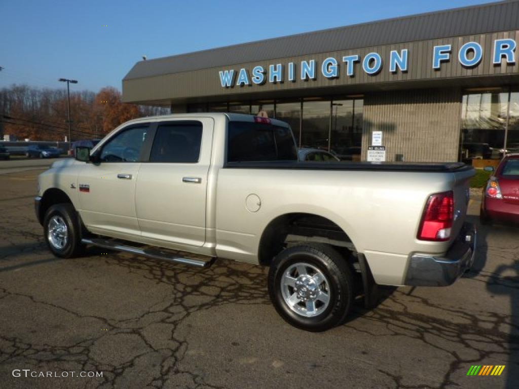 2010 Ram 2500 Big Horn Edition Crew Cab 4x4 - Austin Tan Pearl / Dark Slate/Medium Graystone photo #2