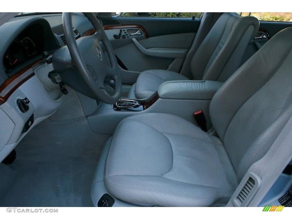 2002 S 500 Sedan - Horizon Blue Metallic / Ash photo #3
