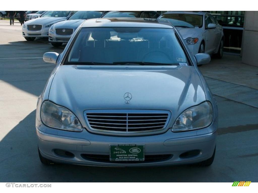 2002 S 500 Sedan - Horizon Blue Metallic / Ash photo #6