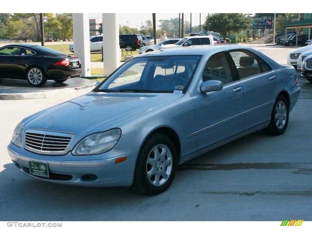2002 S 500 Sedan - Horizon Blue Metallic / Ash photo #7