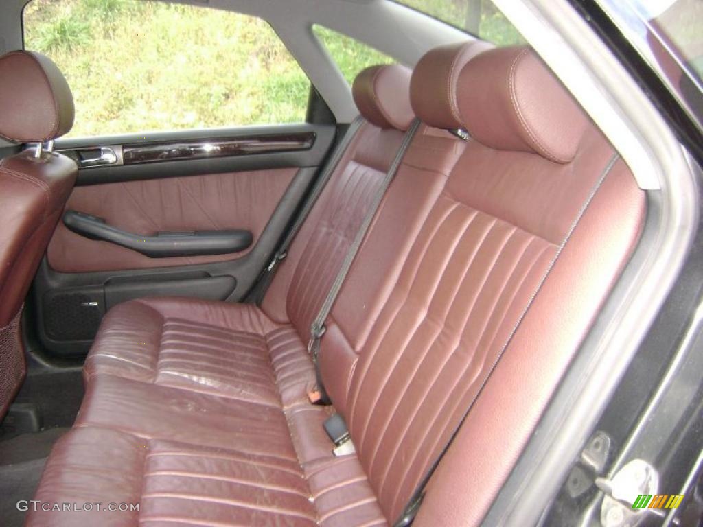 Terra Cotta Interior 1998 Audi A6 2.8 quattro Sedan Photo #40247458