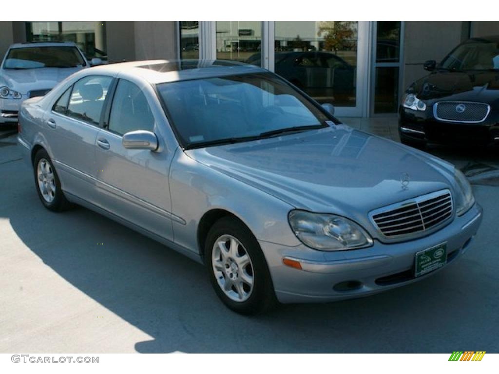 2002 S 500 Sedan - Horizon Blue Metallic / Ash photo #13