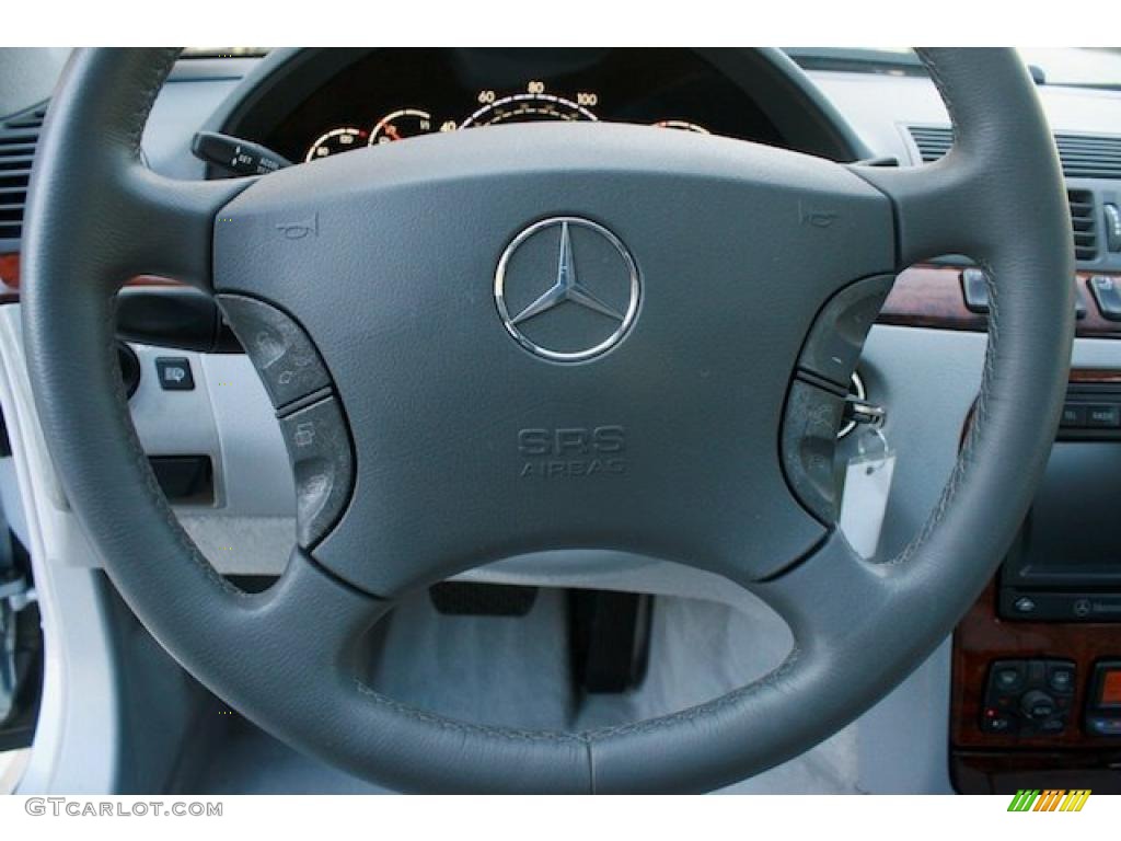 2002 S 500 Sedan - Horizon Blue Metallic / Ash photo #14