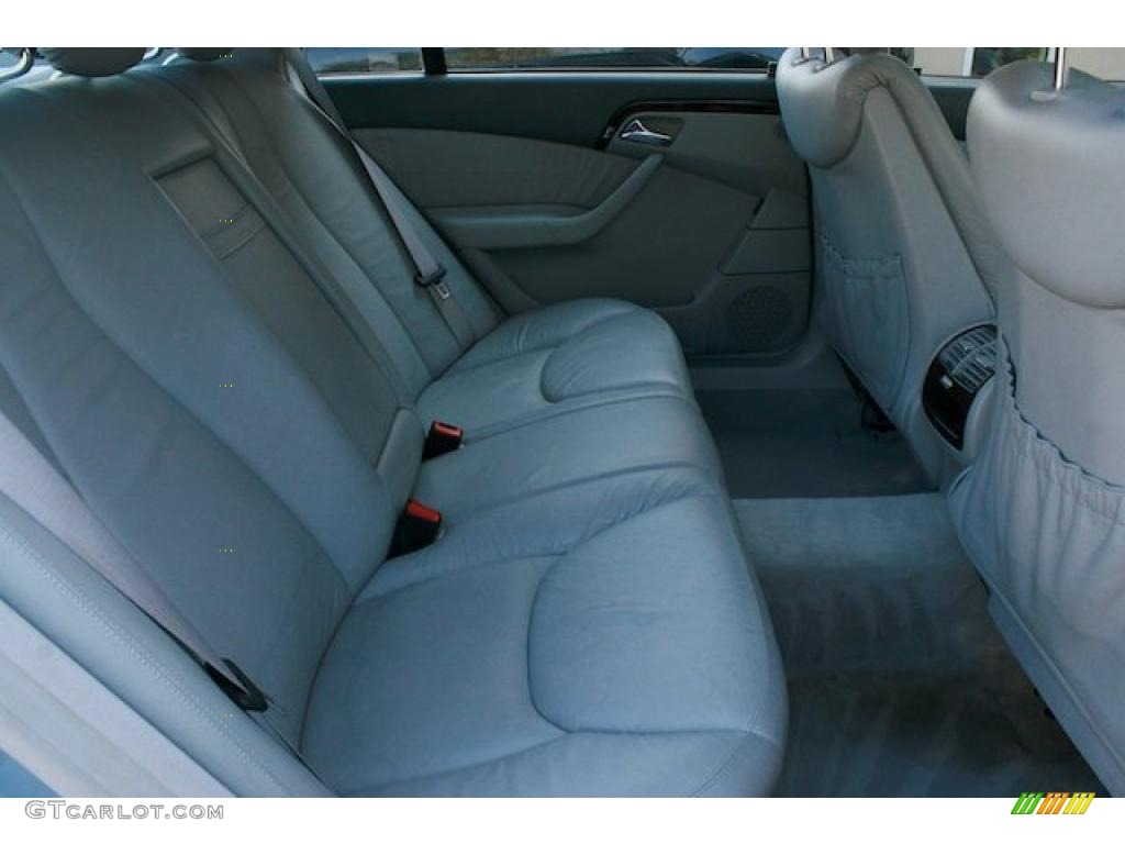2002 S 500 Sedan - Horizon Blue Metallic / Ash photo #27