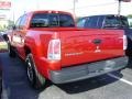 2008 Lava Red Pearl Mitsubishi Raider LS Double Cab  photo #2