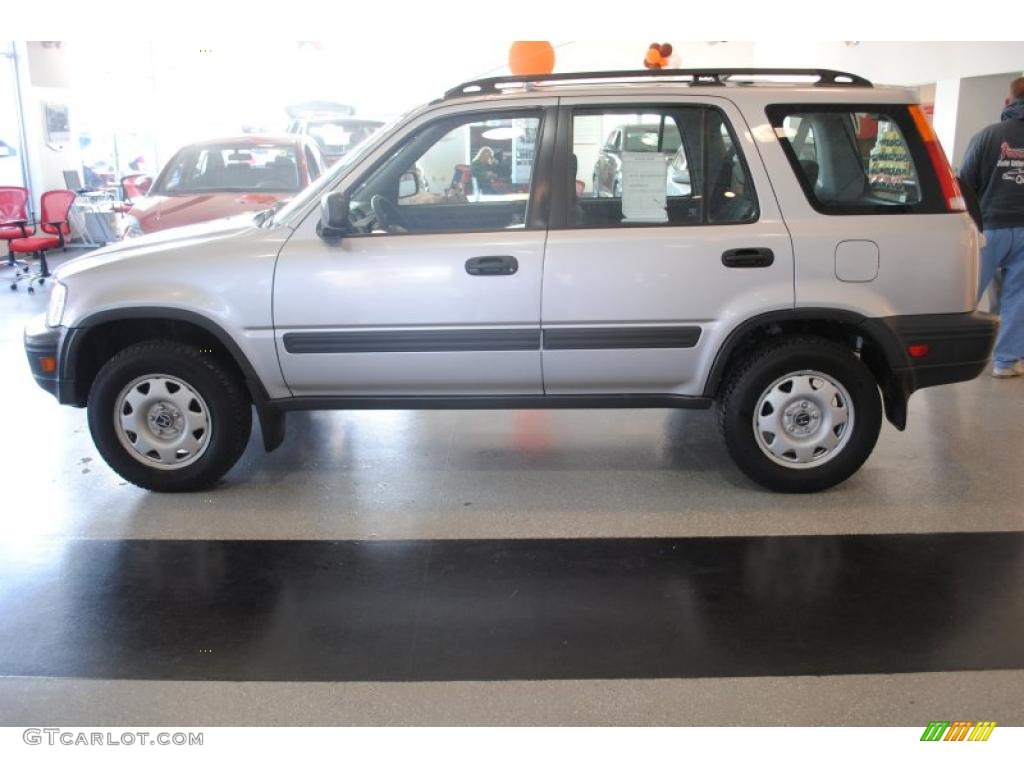 2001 CR-V LX 4WD - Satin Silver Metallic / Dark Gray photo #3