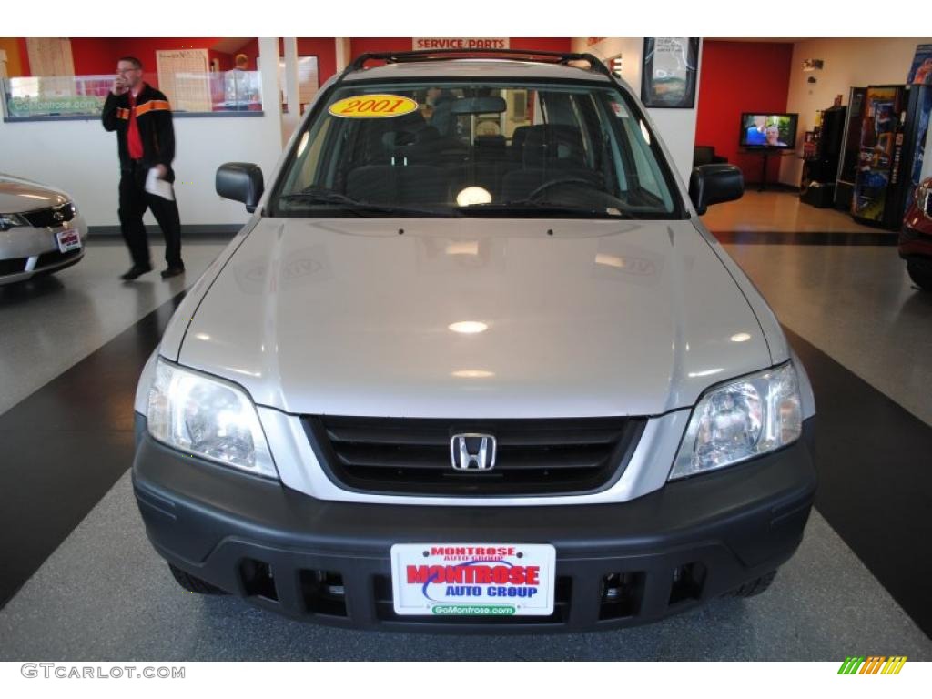 2001 CR-V LX 4WD - Satin Silver Metallic / Dark Gray photo #10