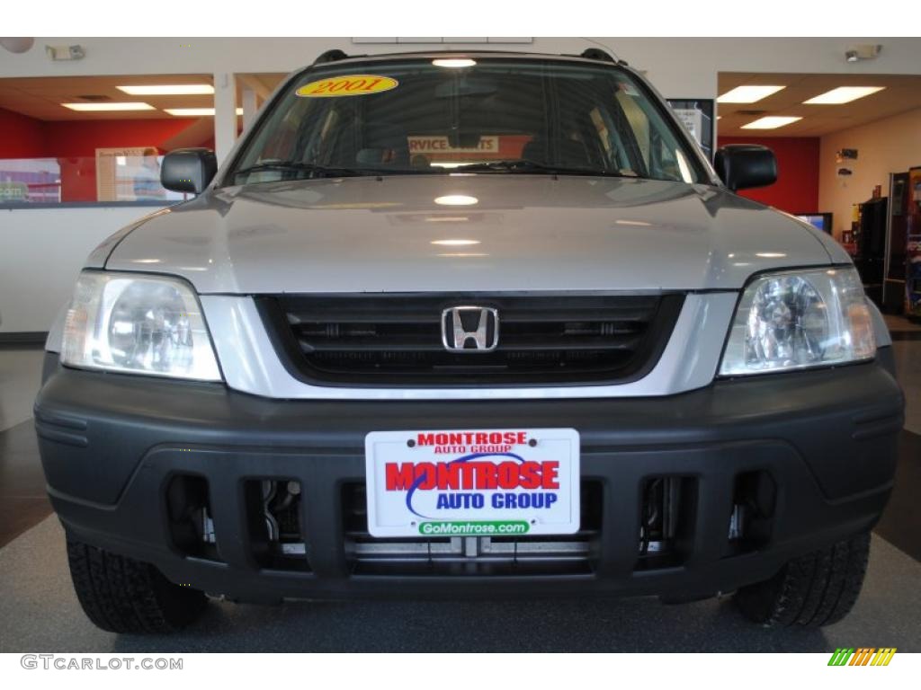 2001 CR-V LX 4WD - Satin Silver Metallic / Dark Gray photo #11
