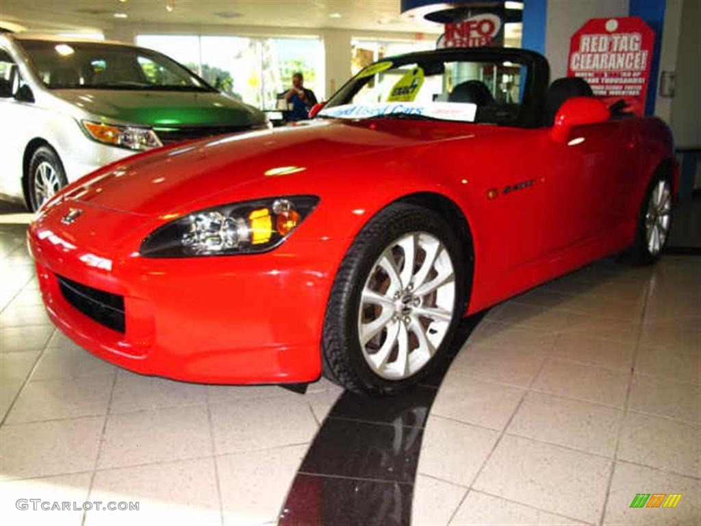 2007 S2000 Roadster - New Formula Red / Black photo #5