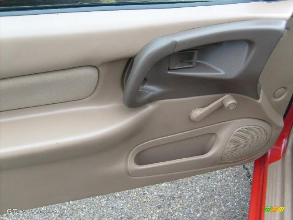 2003 Ford Escort ZX2 Coupe Medium Prairie Tan Door Panel Photo #40249610