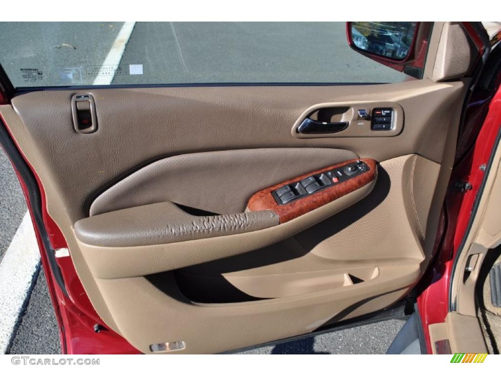2003 Acura MDX Standard MDX Model Saddle Door Panel Photo #40252890
