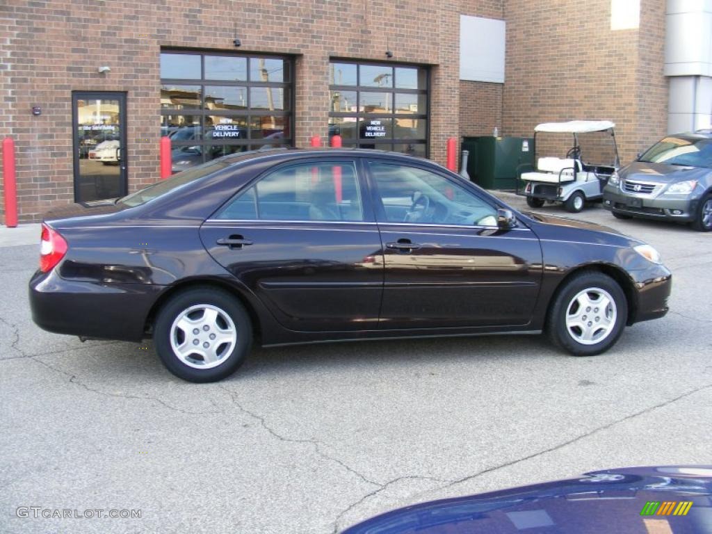 2002 Camry LE - Black Walnut Pearl / Taupe photo #2