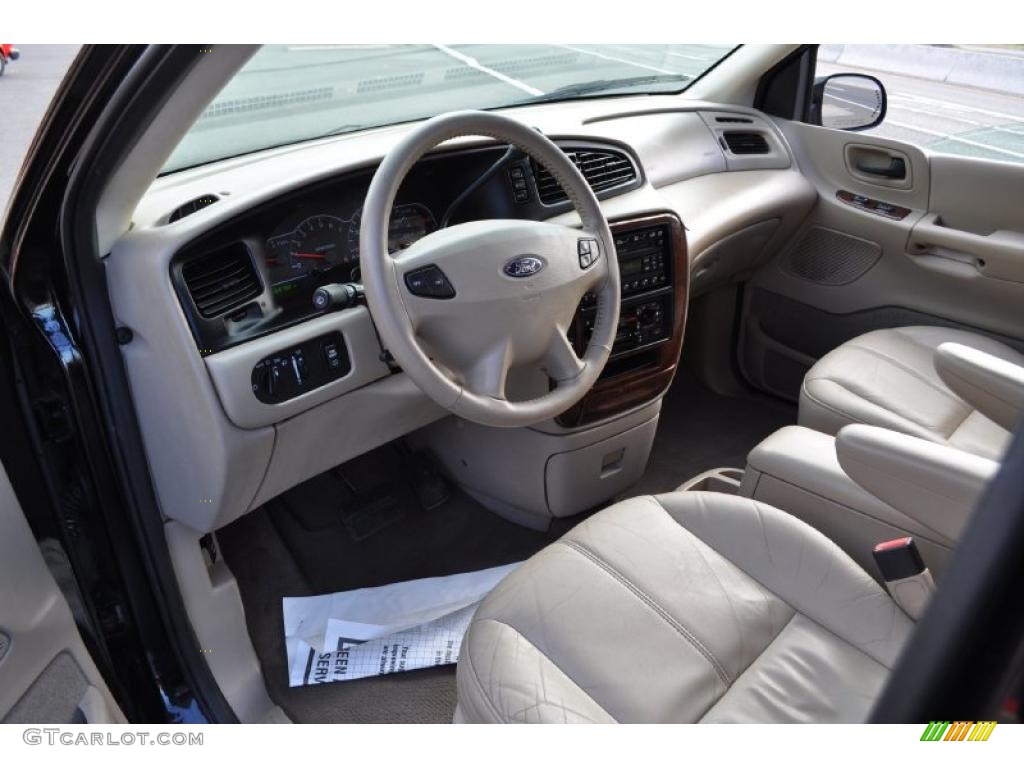 Medium Parchment Beige Interior 2002 Ford Windstar SEL Photo #40253422