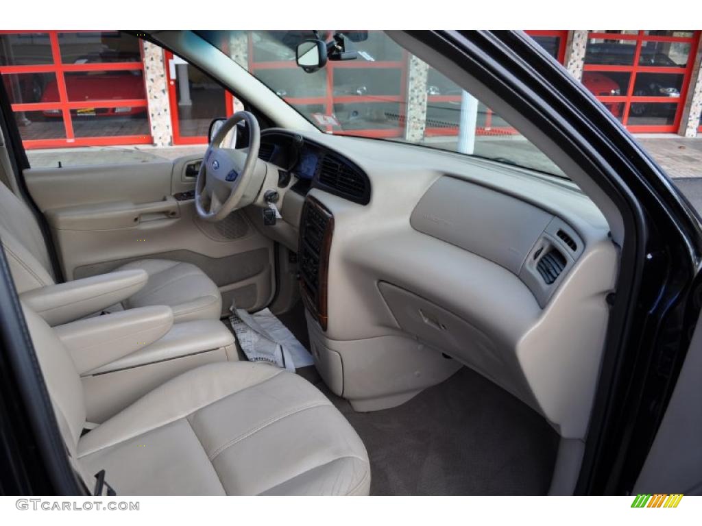 2002 Ford Windstar SEL Medium Parchment Beige Dashboard Photo #40253470
