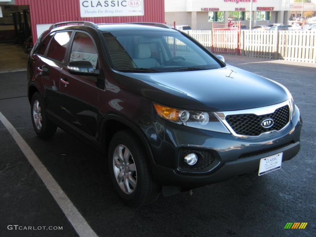 2011 Sorento LX - Pacific Blue / Gray photo #7