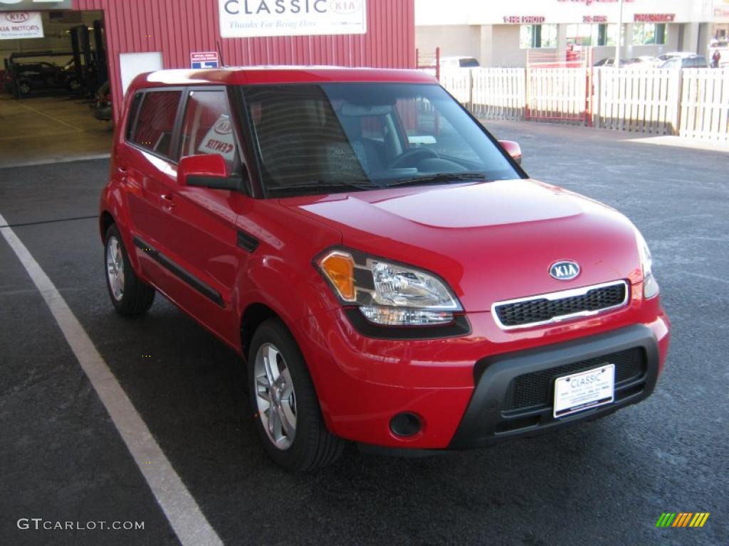 Molten Red 2011 Kia Soul + Exterior Photo #40254974
