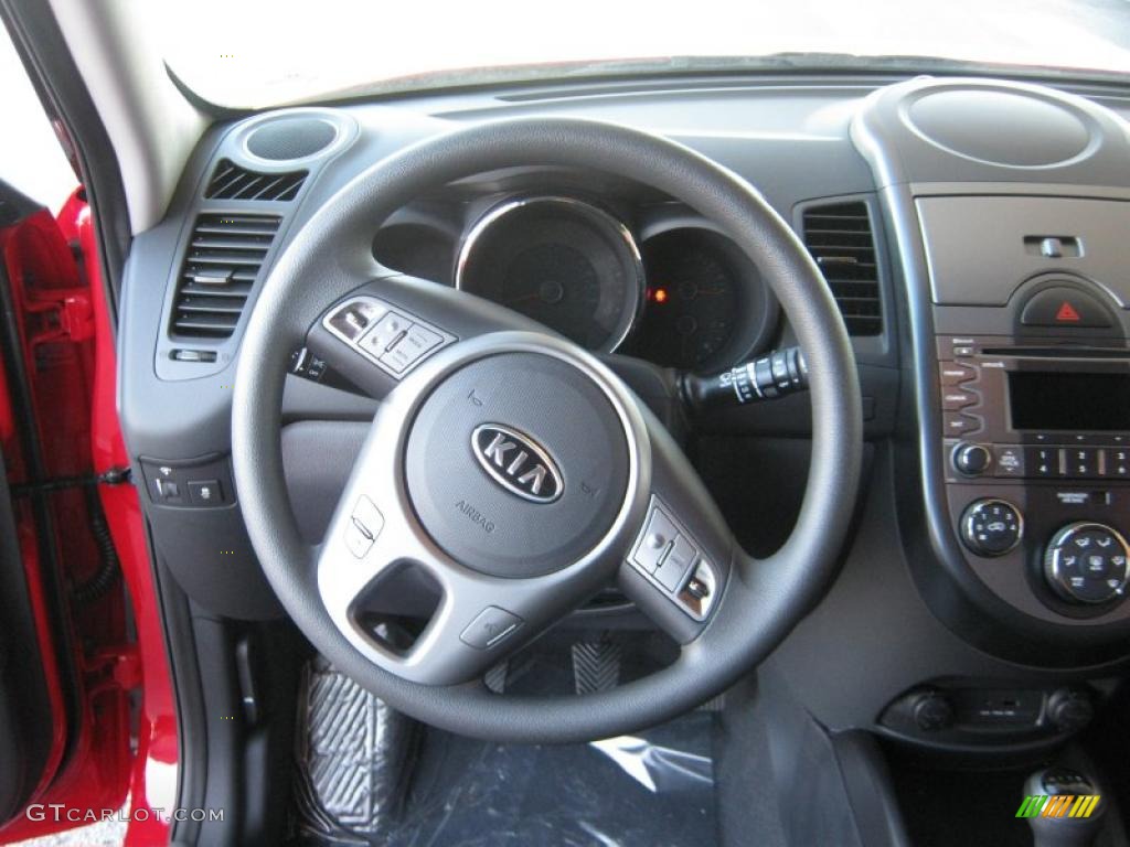 2011 Kia Soul + Sand/Black Premium Leather Dashboard Photo #40255014
