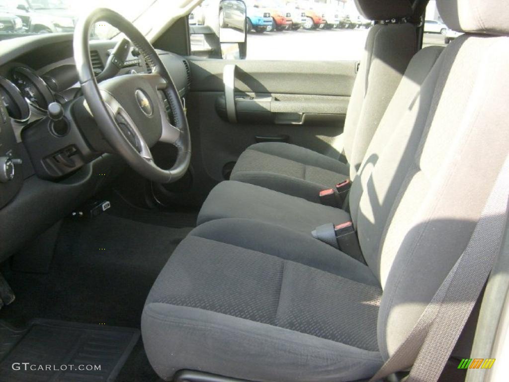 Ebony Interior 2007 Chevrolet Silverado 2500HD LT Extended Cab 4x4 Photo #40255930