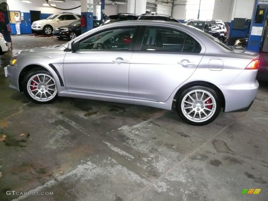 Apex Silver Metallic 2008 Mitsubishi Lancer Evolution GSR Exterior Photo #40256206