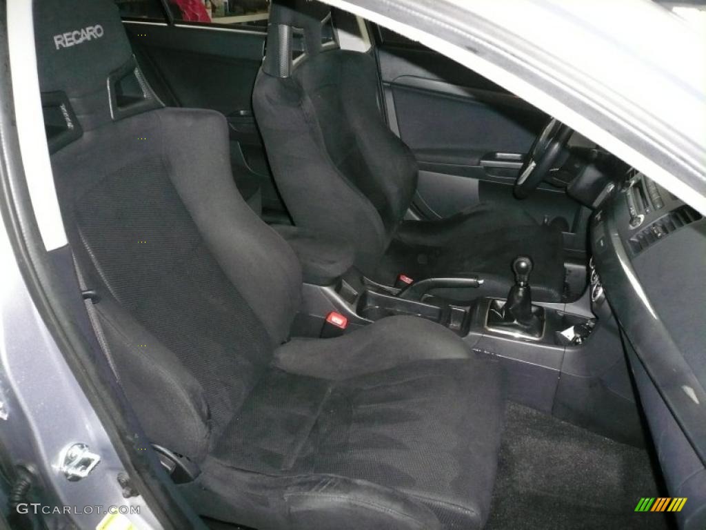 Black Interior 2008 Mitsubishi Lancer Evolution GSR Photo #40256278
