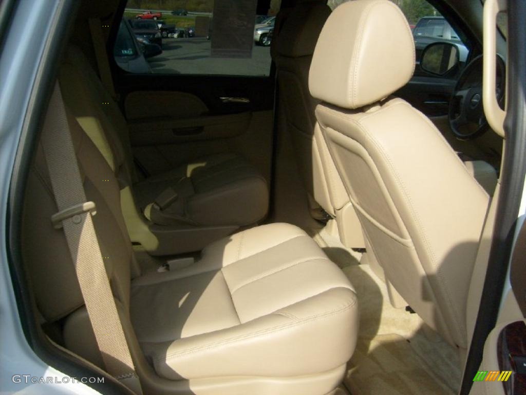 2008 Yukon Denali AWD - Summit White / Cocoa/Light Cashmere photo #7