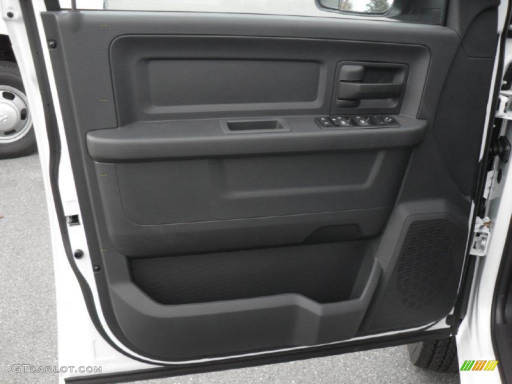 2011 Dodge Ram 3500 HD ST Crew Cab 4x4 Dually Dark Slate Gray/Medium Graystone Door Panel Photo #40257258