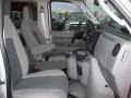 Medium Flint 2010 Ford E Series Van E350 XLT Passenger Interior Color