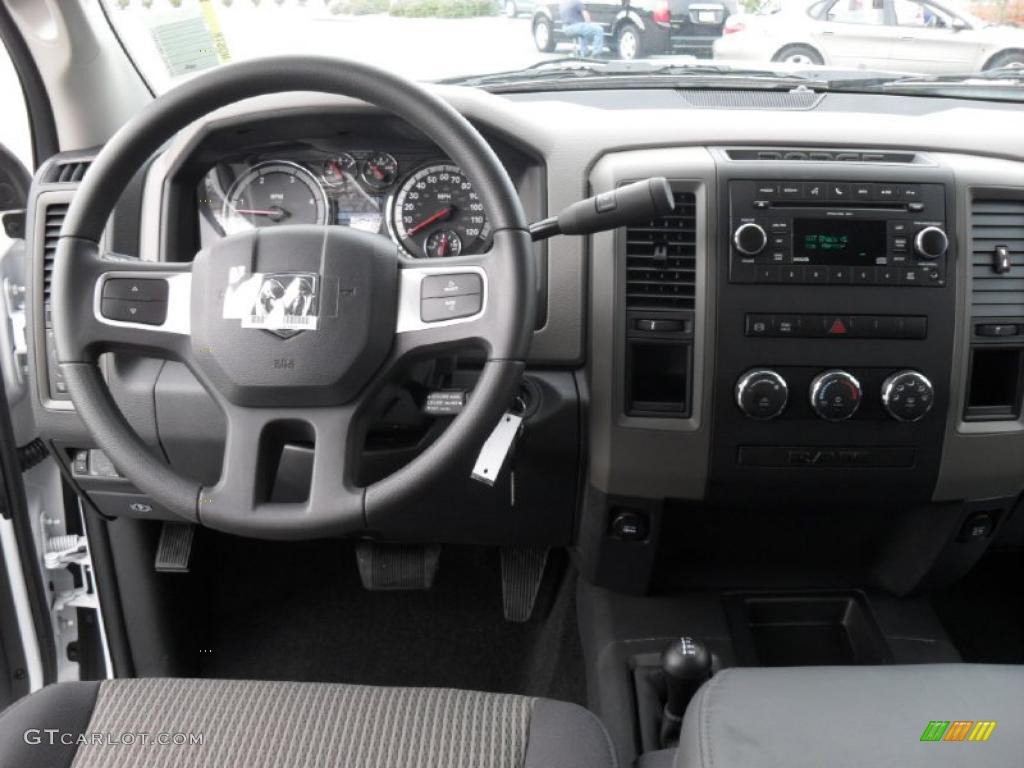 2011 Dodge Ram 3500 HD ST Crew Cab 4x4 Dually Dark Slate Gray/Medium Graystone Dashboard Photo #40257382