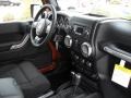Black 2011 Jeep Wrangler Unlimited Rubicon 4x4 Dashboard
