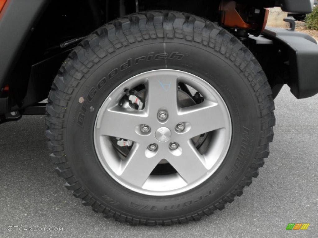 2011 Jeep Wrangler Unlimited Rubicon 4x4 Wheel Photo #40257942