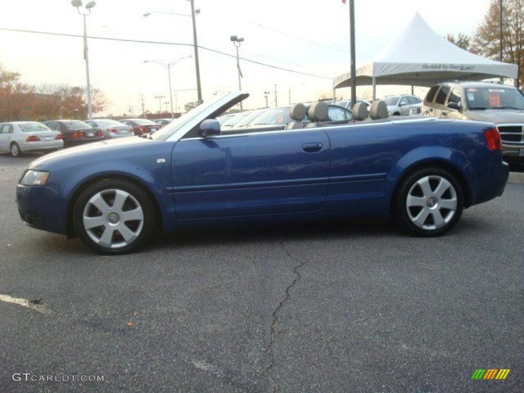 Caribic Blue Pearl 2004 Audi A4 1.8T Cabriolet Exterior Photo #40260043