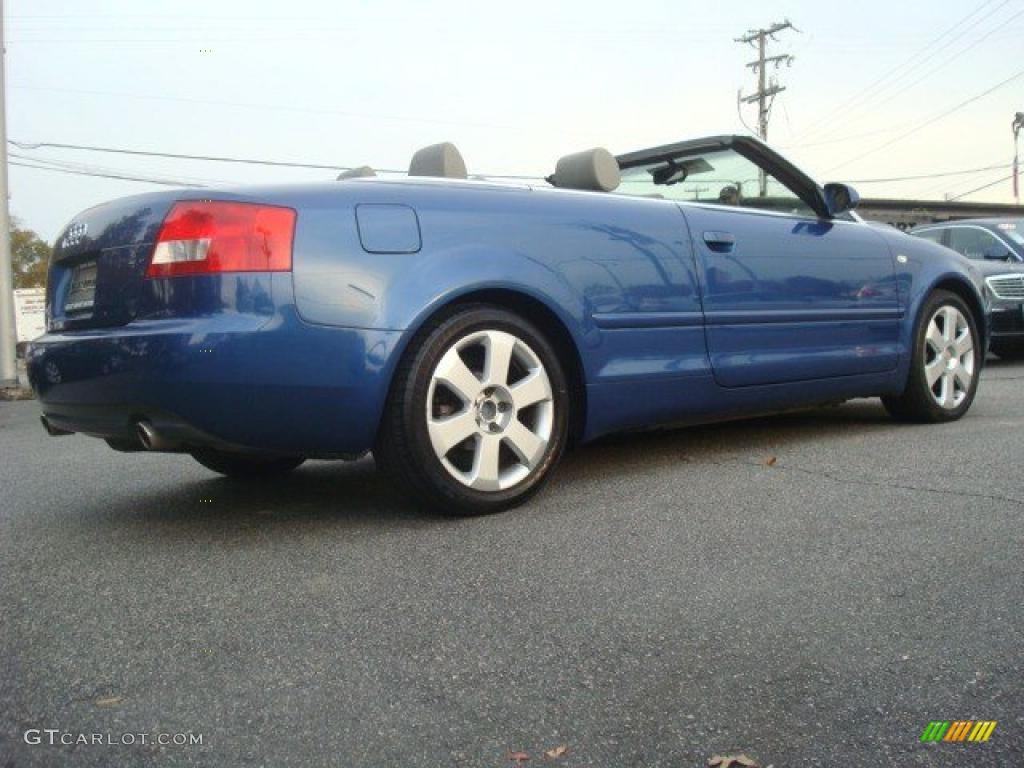 Caribic Blue Pearl 2004 Audi A4 1.8T Cabriolet Exterior Photo #40260074