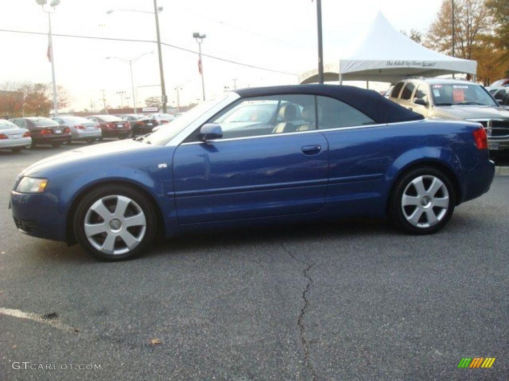 Caribic Blue Pearl 2004 Audi A4 1.8T Cabriolet Exterior Photo #40260326