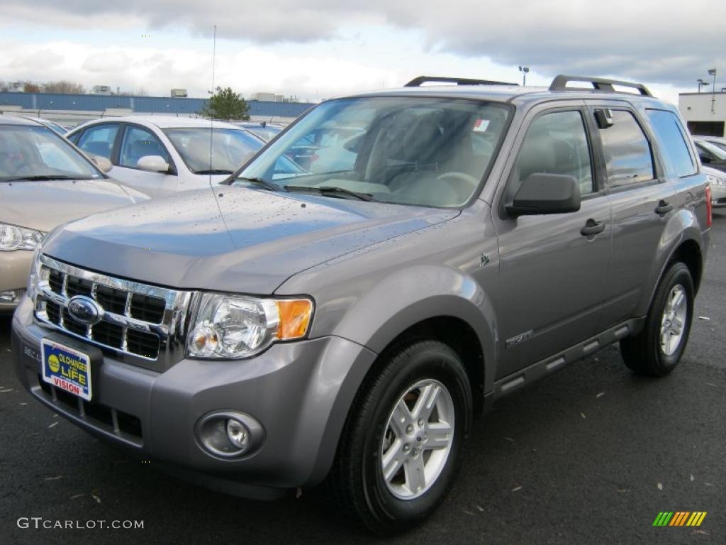 2008 Escape Hybrid - Tungsten Grey Metallic / Stone photo #1