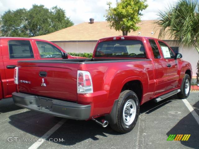 2008 Raider LS Extended Cab - Lava Red Pearl / Slate photo #2