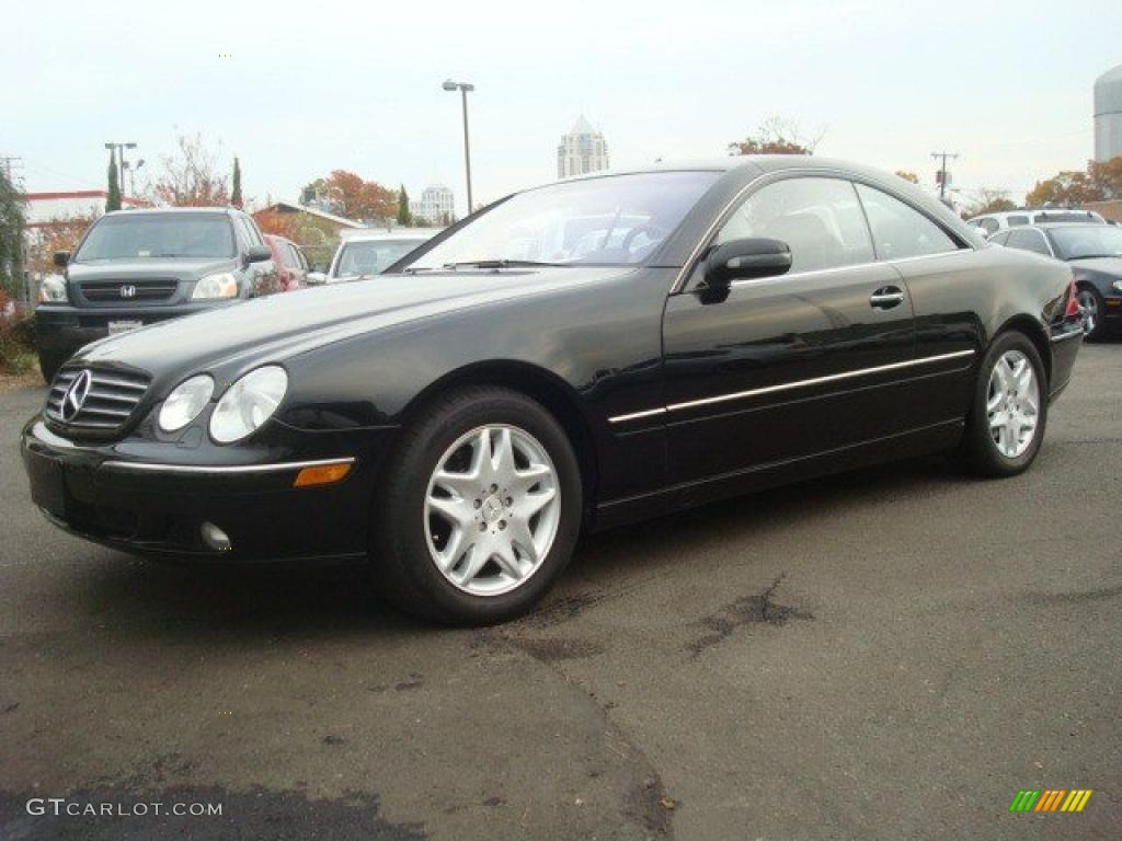 Black 2002 Mercedes-Benz CL 500 Exterior Photo #40262774