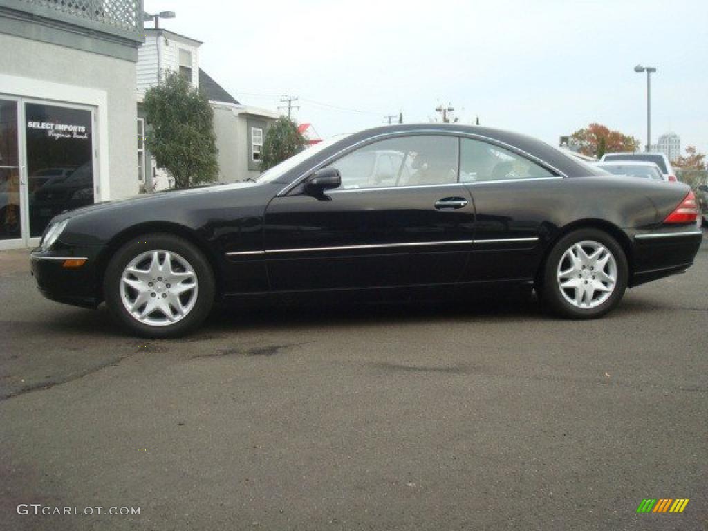 Black 2002 Mercedes-Benz CL 500 Exterior Photo #40262786