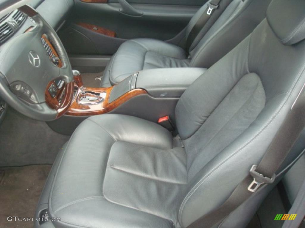 Charcoal Interior 2002 Mercedes-Benz CL 500 Photo #40262874