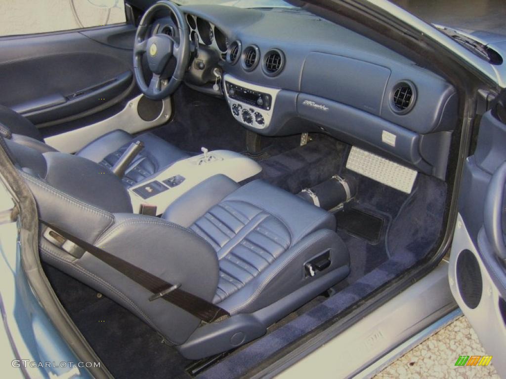 2003 Ferrari 360 Spider F1 Blu Scuro (Dark Blue) Dashboard Photo #40264490
