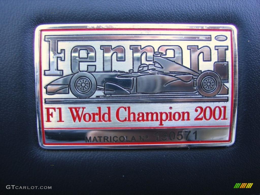 2003 Ferrari 360 Spider F1 Marks and Logos Photo #40264702