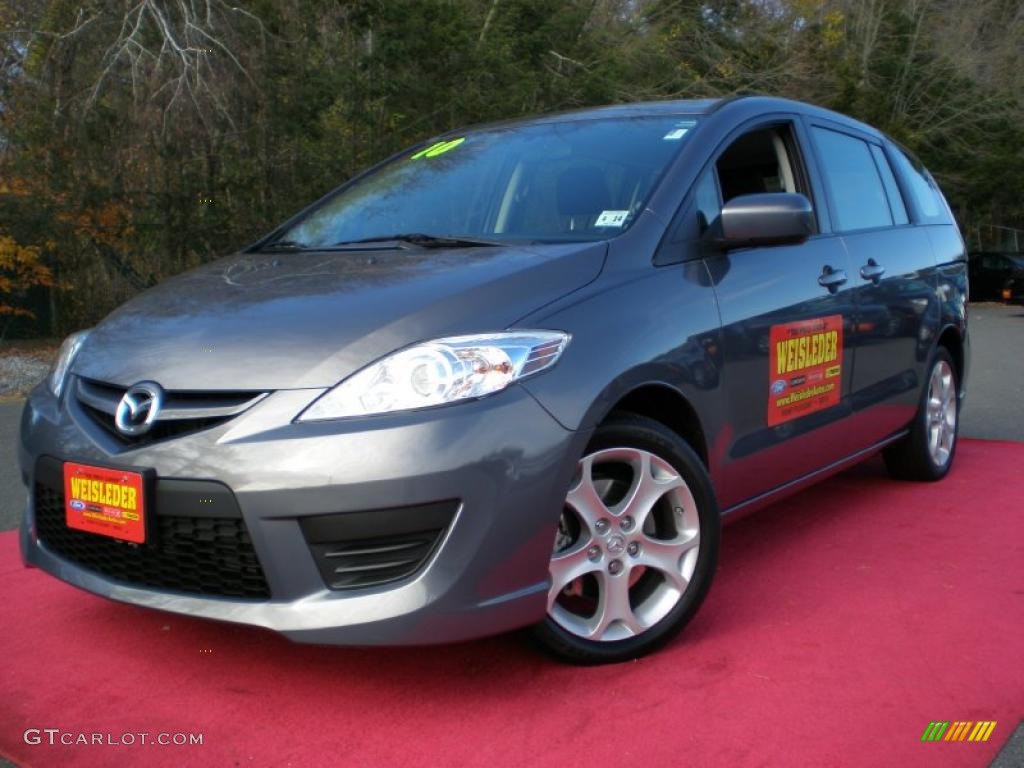 2010 MAZDA5 Sport - Galaxy Gray Mica / Black photo #1